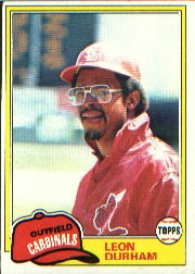 1981 Topps Baseball Cards      321     Leon Durham RC